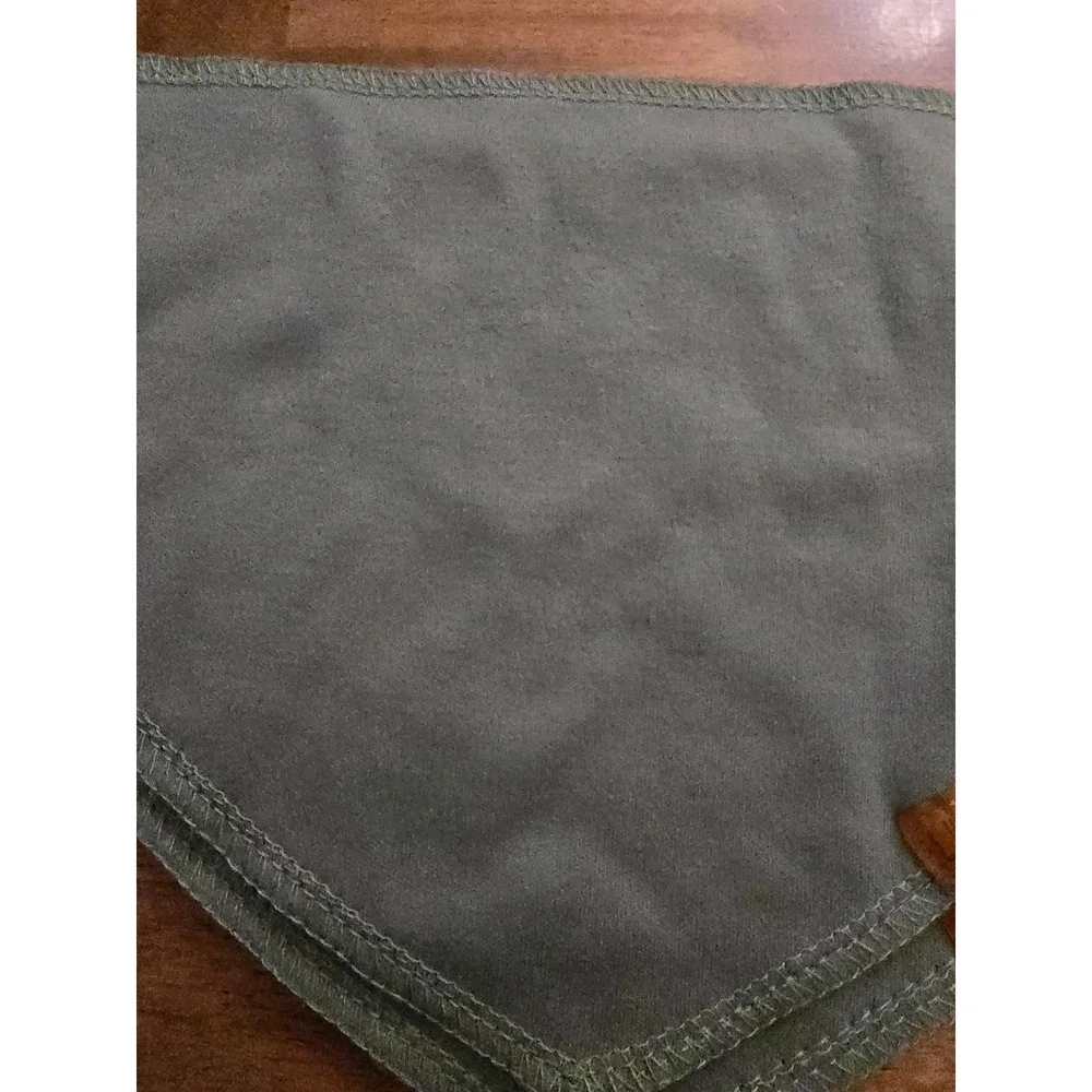 Lila & Jack Baby Bandana Bib Set Sage Green Cotton Blend Drool‎ Bibs 2pk